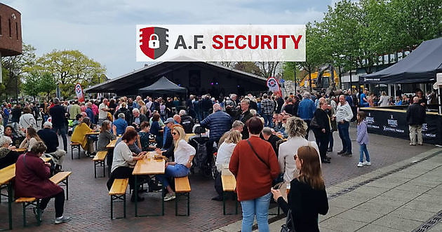 Bevrijdingsevenement in Veendam beveiligd door A.F. Security - Beveiligingsbedrijf A.F. Security Winschoten