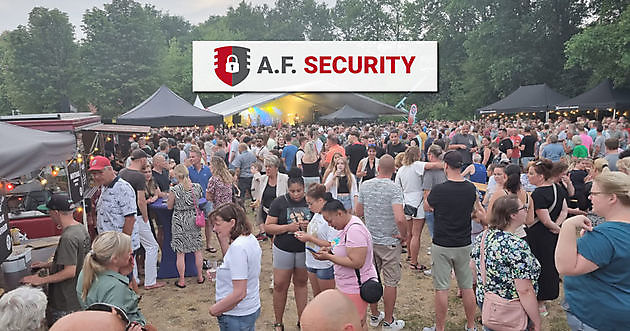 Het beveiligen van strandfeest Bog on the Beach Beveiligingsbedrijf A.F. Security Winschoten