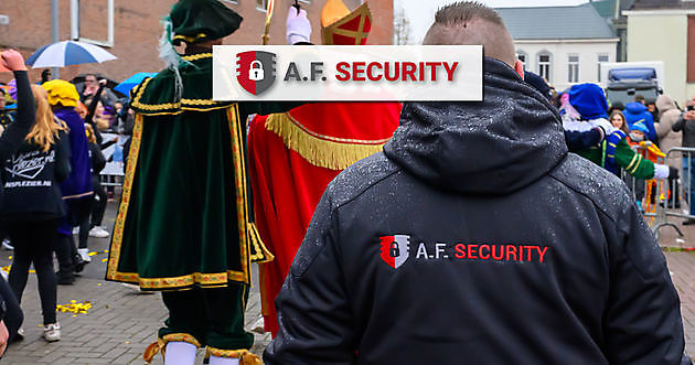 Sinterklaas veilig in Winschoten aangekomen Beveiligingsbedrijf A.F. Security Winschoten