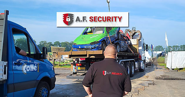 Onze eventbeveiligers bij Crazy Race Termunten Beveiligingsbedrijf A.F. Security Winschoten