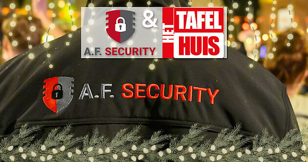 A.F. Security sponsor en nachtbewaker voor Het Tafelhuis Beveiligingsbedrijf A.F. Security Winschoten