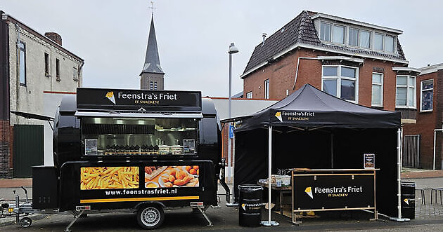 Nieuw: foodtruck Feenstra's Friet! Beveiligingsbedrijf A.F. Security Winschoten