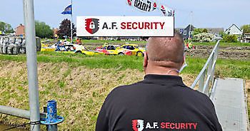 Eventbeveiliging A.F. Security bij Crazy Race Termunten Beveiligingsbedrijf A.F. Security Winschoten