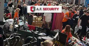 Beveiliging tijdens de vrijmarkt Groningen - Beveiligingsbedrijf A.F. Security Winschoten